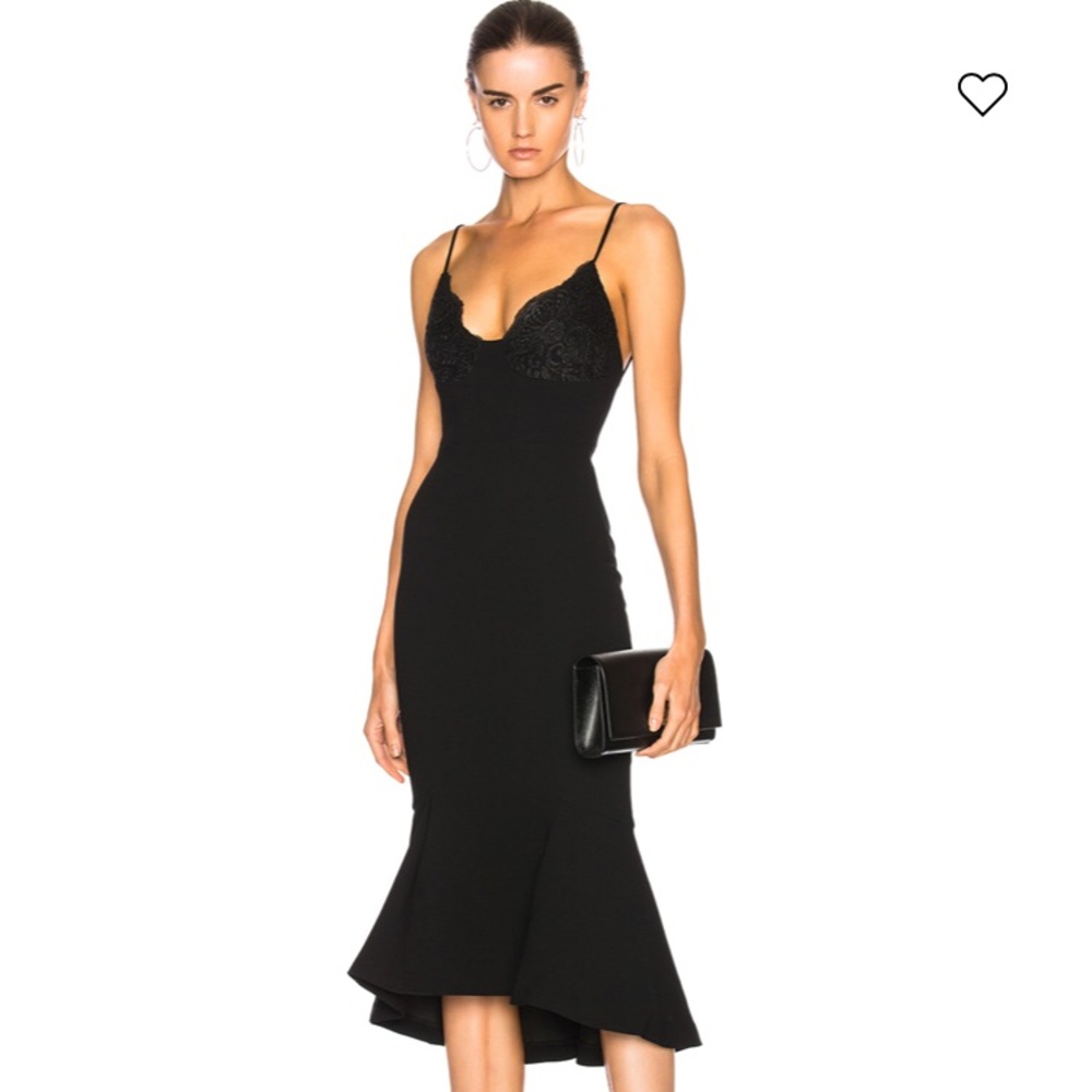 Nicholas Tuck Hem Lace Bra Dress NWT